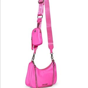 Steve Madden Hot Pink Multi Pouch Nylon Bag NWT (BVITAL Bag)